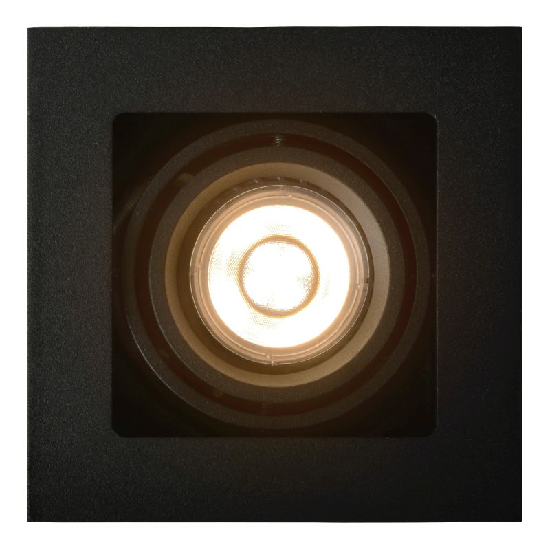 Lucide KOMÍN - Zápustné bodové svietidlo - 1xGU10 - Čierny